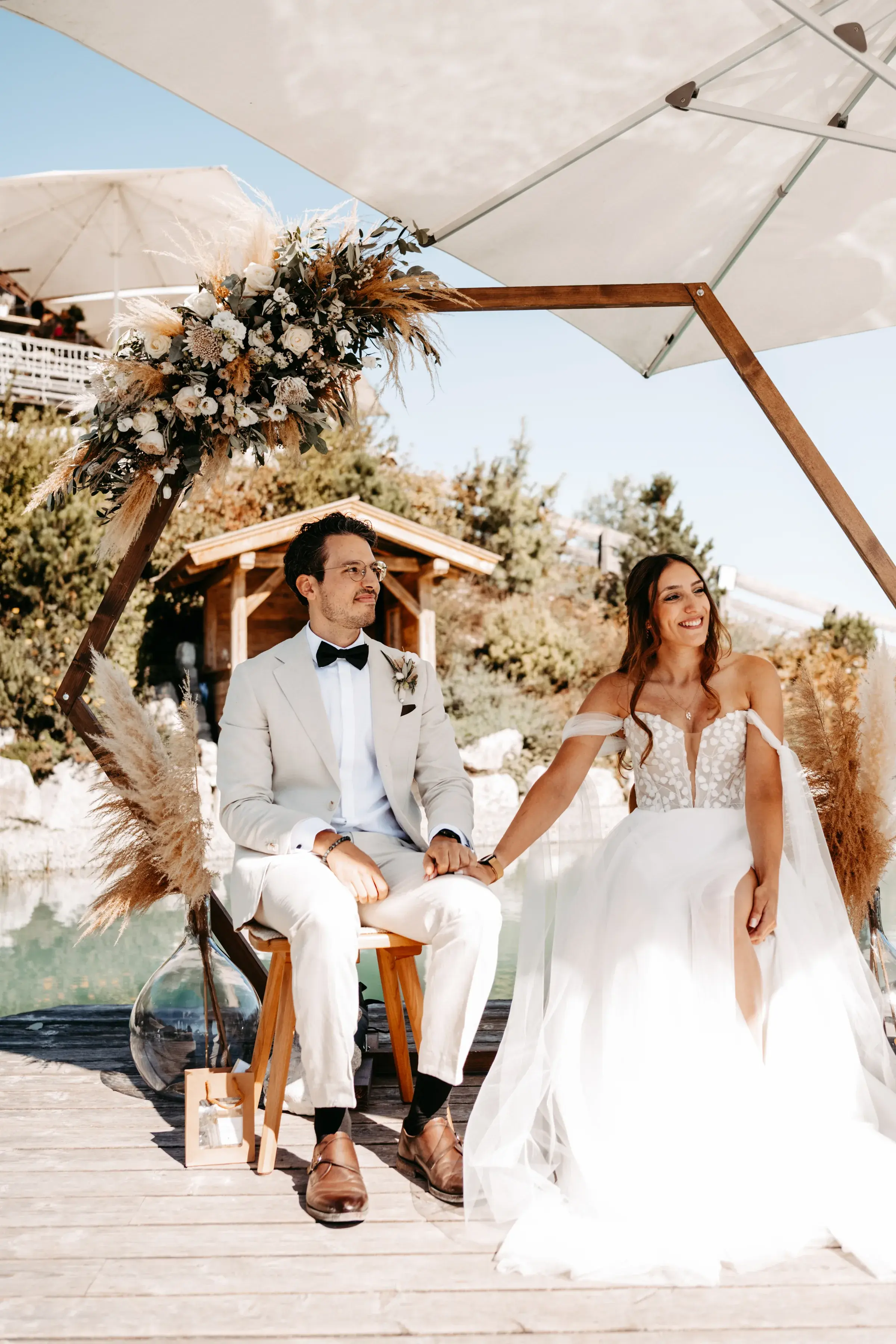 Hochzeit von Kim und Alex auf der Stöttlalm
